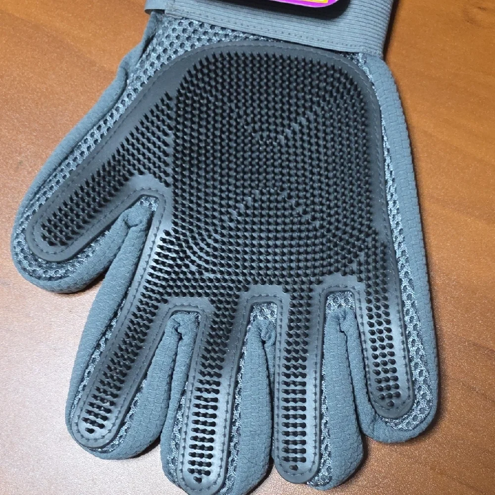 Up & Up Gray Pet Grooming Glove